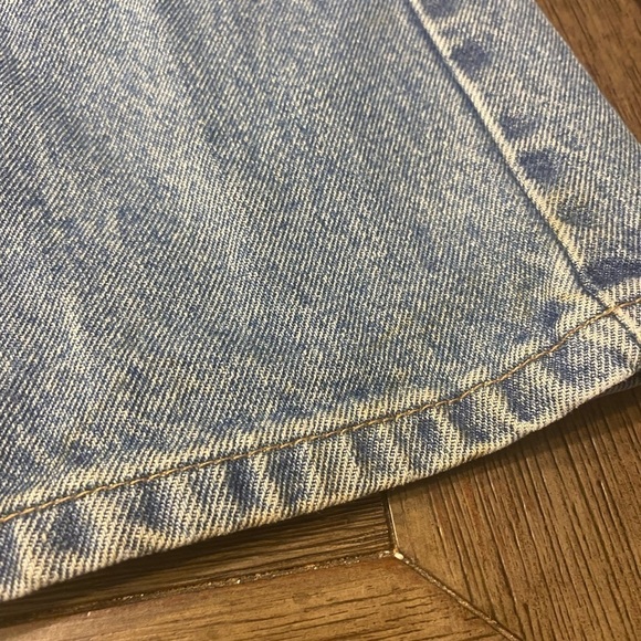 Carhartt Relaxed Fit Men's Work Career Straight Leg Thick Blue Jeans Size 38x32. - Picture 11 of 12